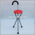 Canne pliante canne chaise de marche avec tabouret